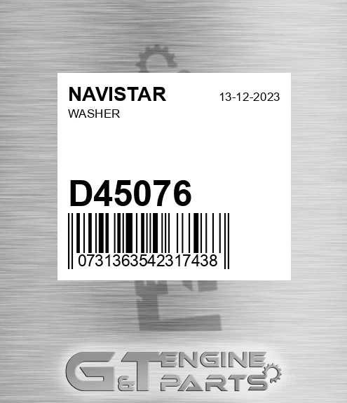 D45076 Washer