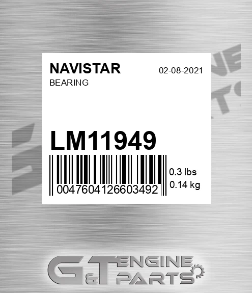 LM11949 Bearing