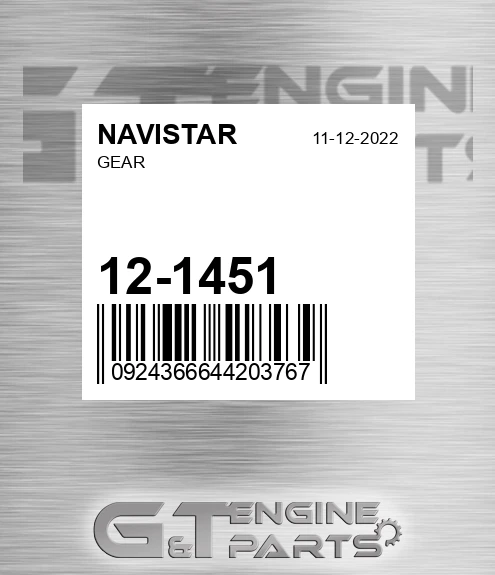 12-1451 Gear