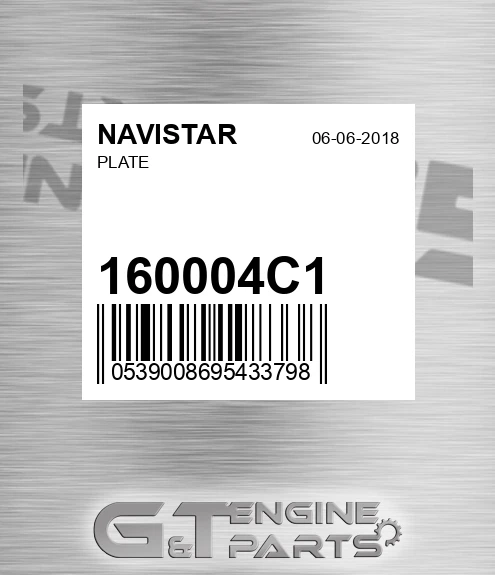 160004C1 Plate