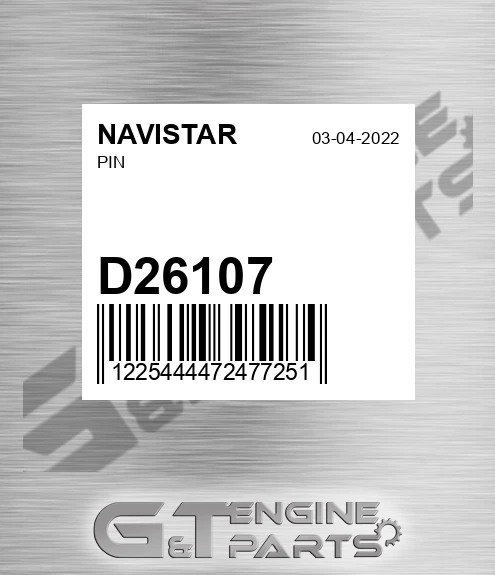 D26107 Pin