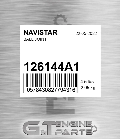 126144A1 Ball Joint