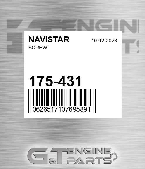 175-431 Screw for NAVISTAR