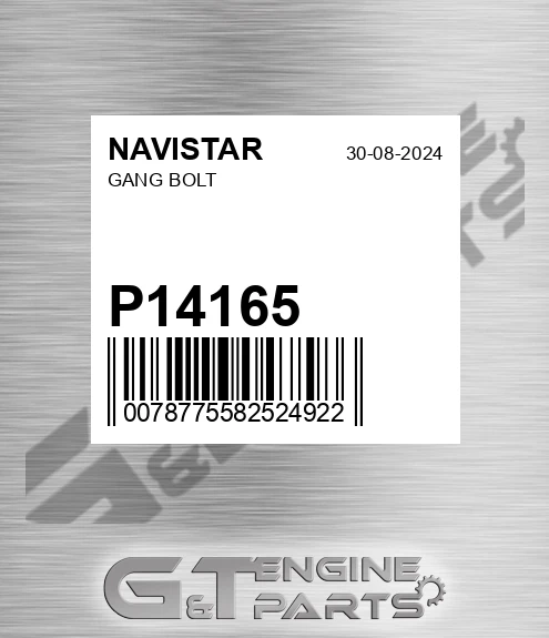 P14165 Gang Bolt