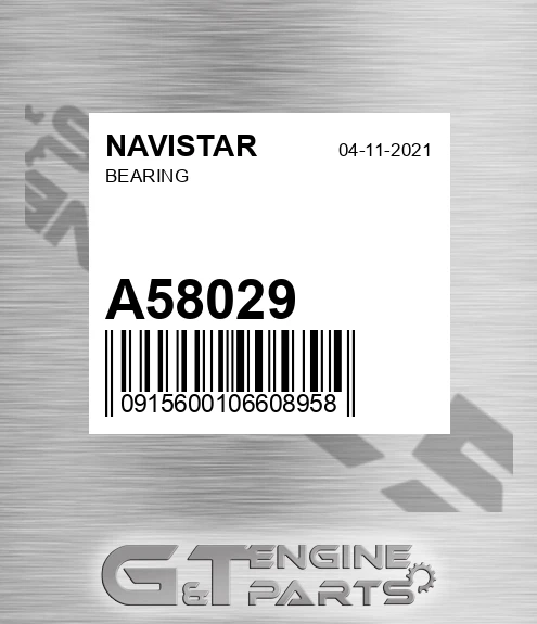 A58029 Bearing