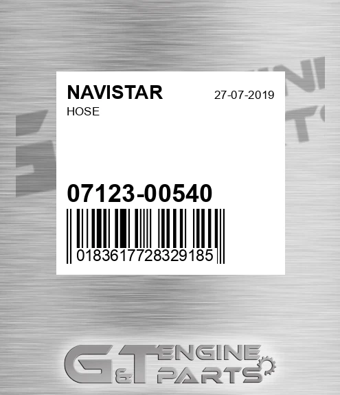 07123-00540 Hose for NAVISTAR