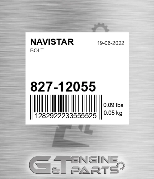 827-12055 Bolt