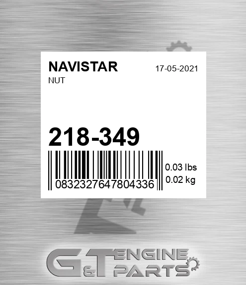 218-349 Nut