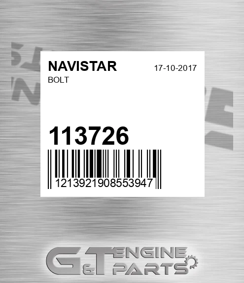 113726 Bolt
