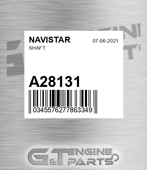 A28131 NAVISTAR Shaft