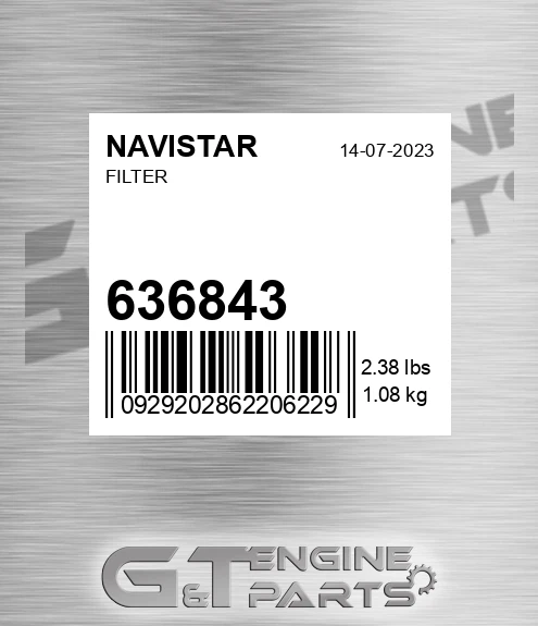 636843 Filter