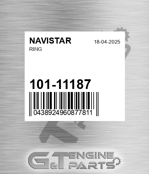 101-11187 Ring for NAVISTAR