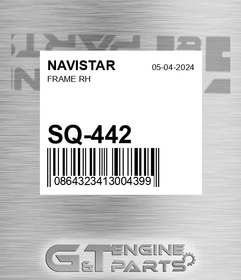 SQ-442 Frame Rh