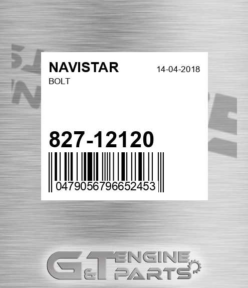 827-12120 Bolt