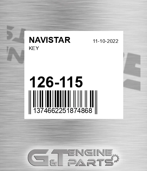 126-115 Key for NAVISTAR