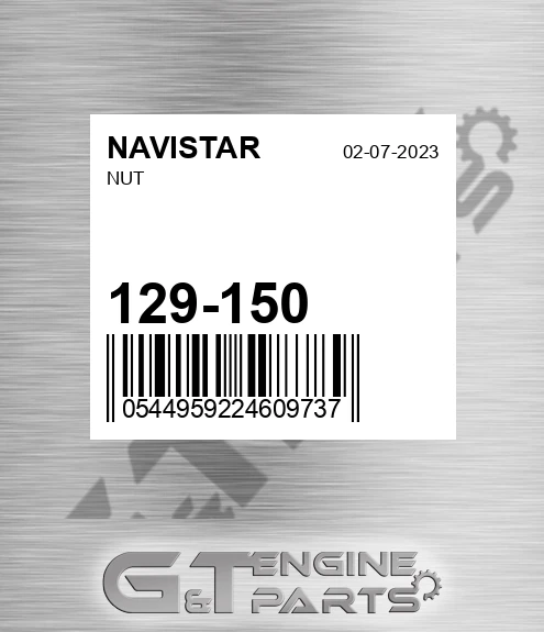 129-150 Nut for NAVISTAR