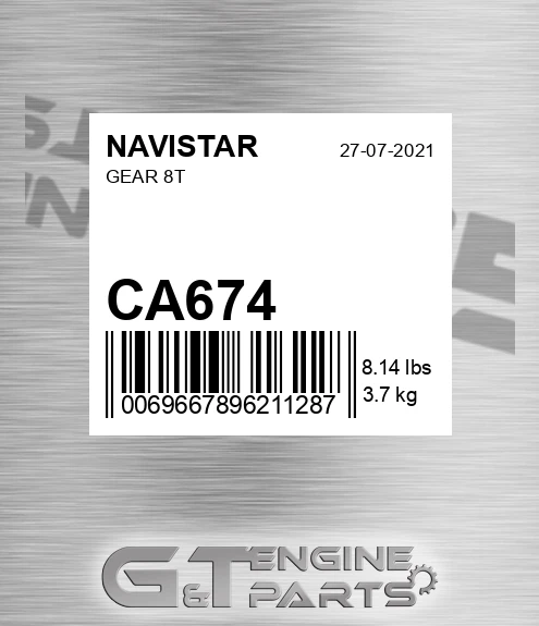 CA674 NAVISTAR Gear 8t