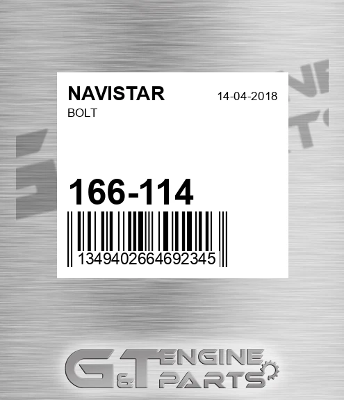 166-114 Bolt