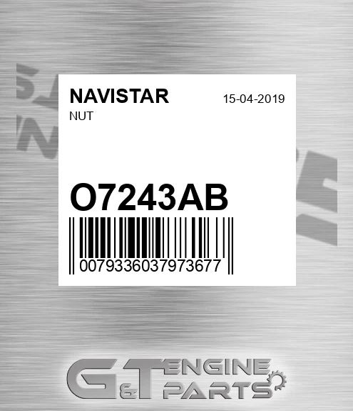 O7243AB Nut