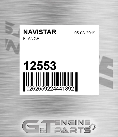 12553 NAVISTAR Flange