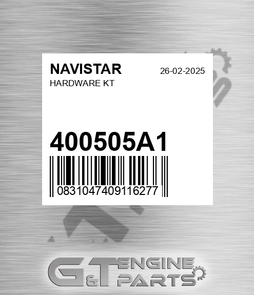 400505A1 Hardware Kt