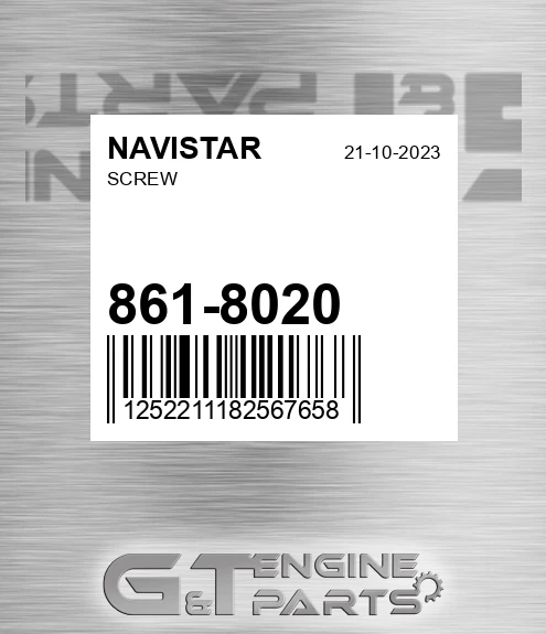861-8020 Screw