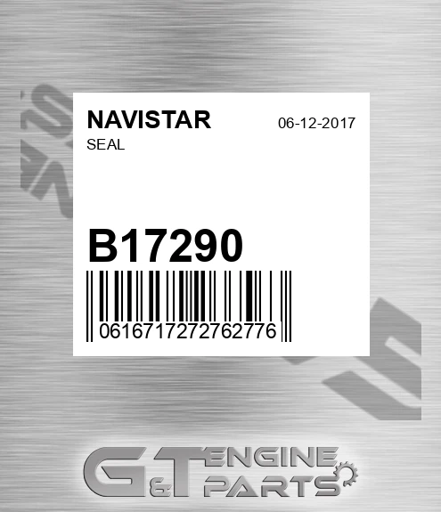 B17290 Seal