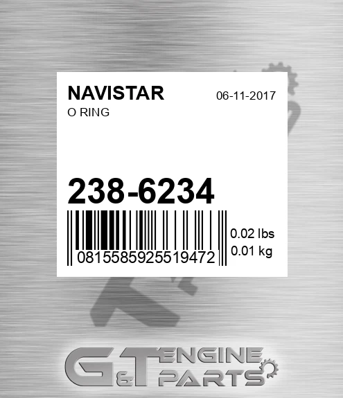 238-6234 O Ring