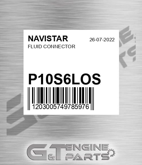 P10S6LOS Fluid Connector for NAVISTAR