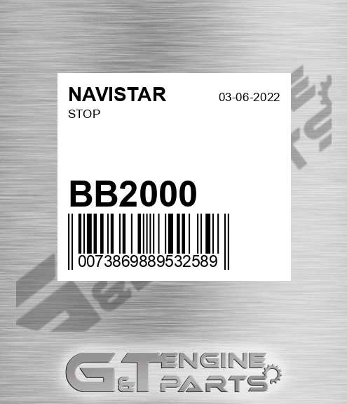 BB2000 NAVISTAR Stop