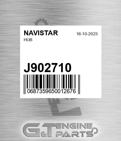 J902710 Hub