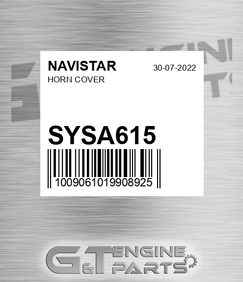 SYSA615 Horn Cover