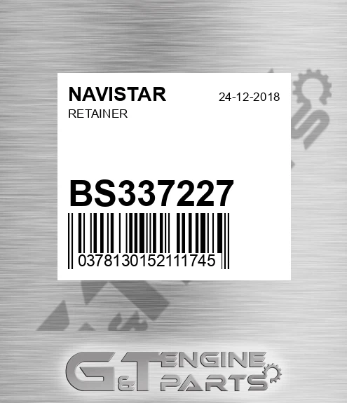 BS337227 Retainer