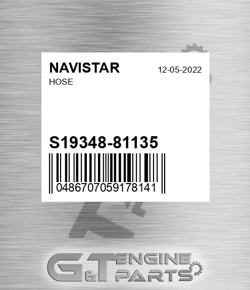 S19348-81135 Hose
