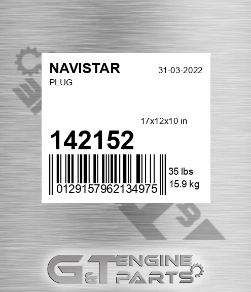 142152 NAVISTAR Plug