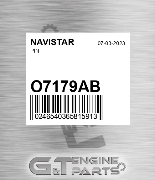O7179AB NAVISTAR Pin