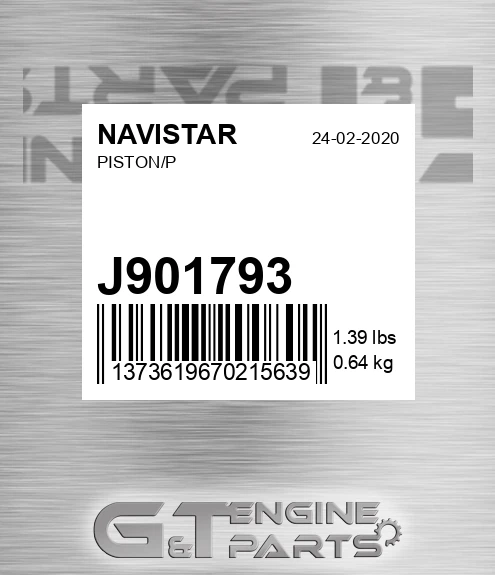 J901793 Piston/p