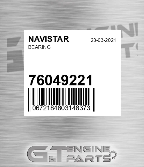 76049221 Bearing