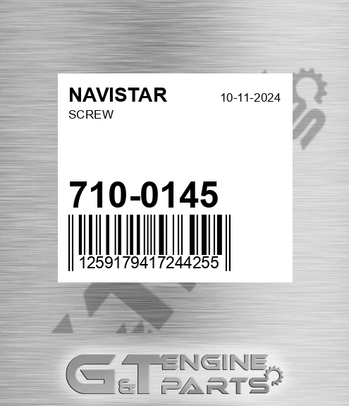 710-0145 Screw