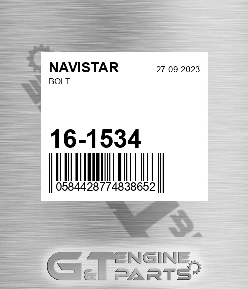 16-1534 Bolt