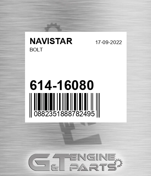 614-16080 Bolt