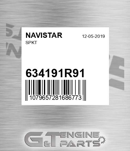 634191R91 Spkt