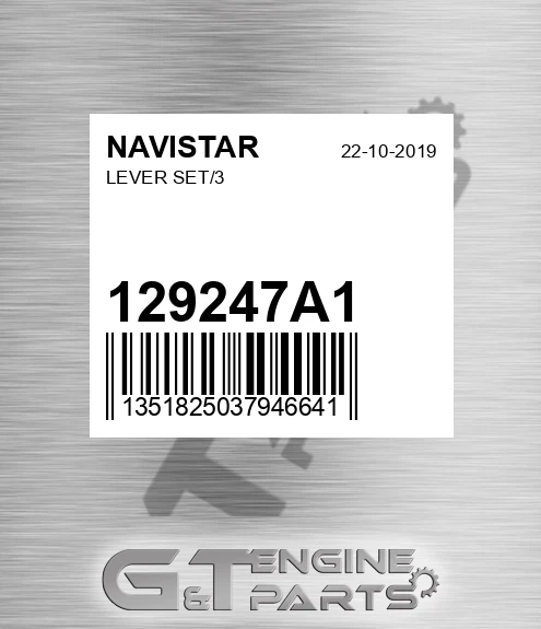 129247A1 Lever Set/3