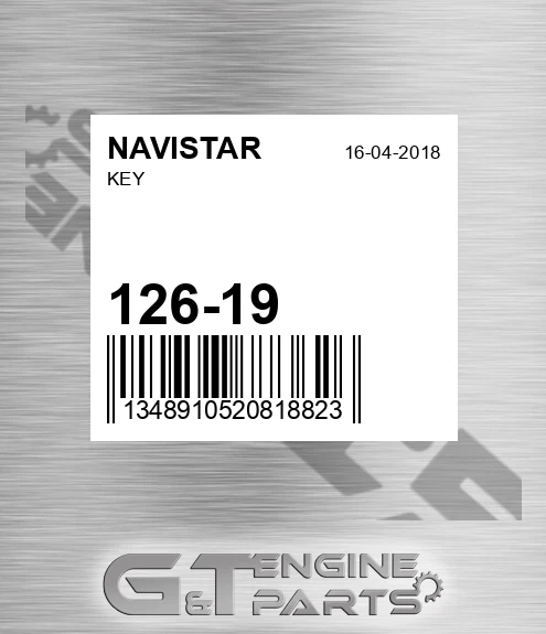 126-19 Key for NAVISTAR