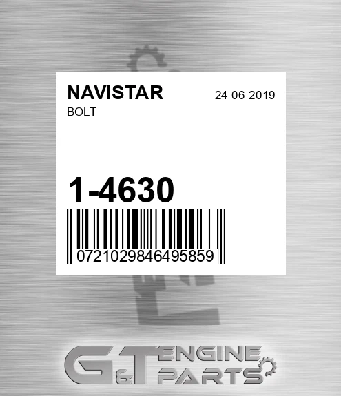 1-4630 Bolt for NAVISTAR