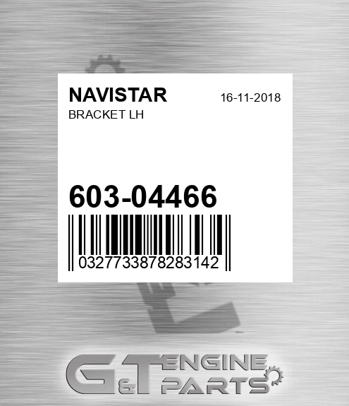 603-04466 Bracket Lh