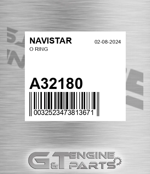 A32180 O Ring