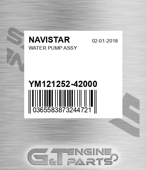 YM121252-42000 Water Pump Assy