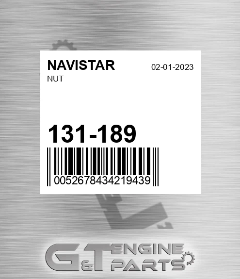 131-189 Nut for NAVISTAR