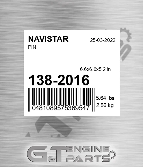 138-2016 Pin